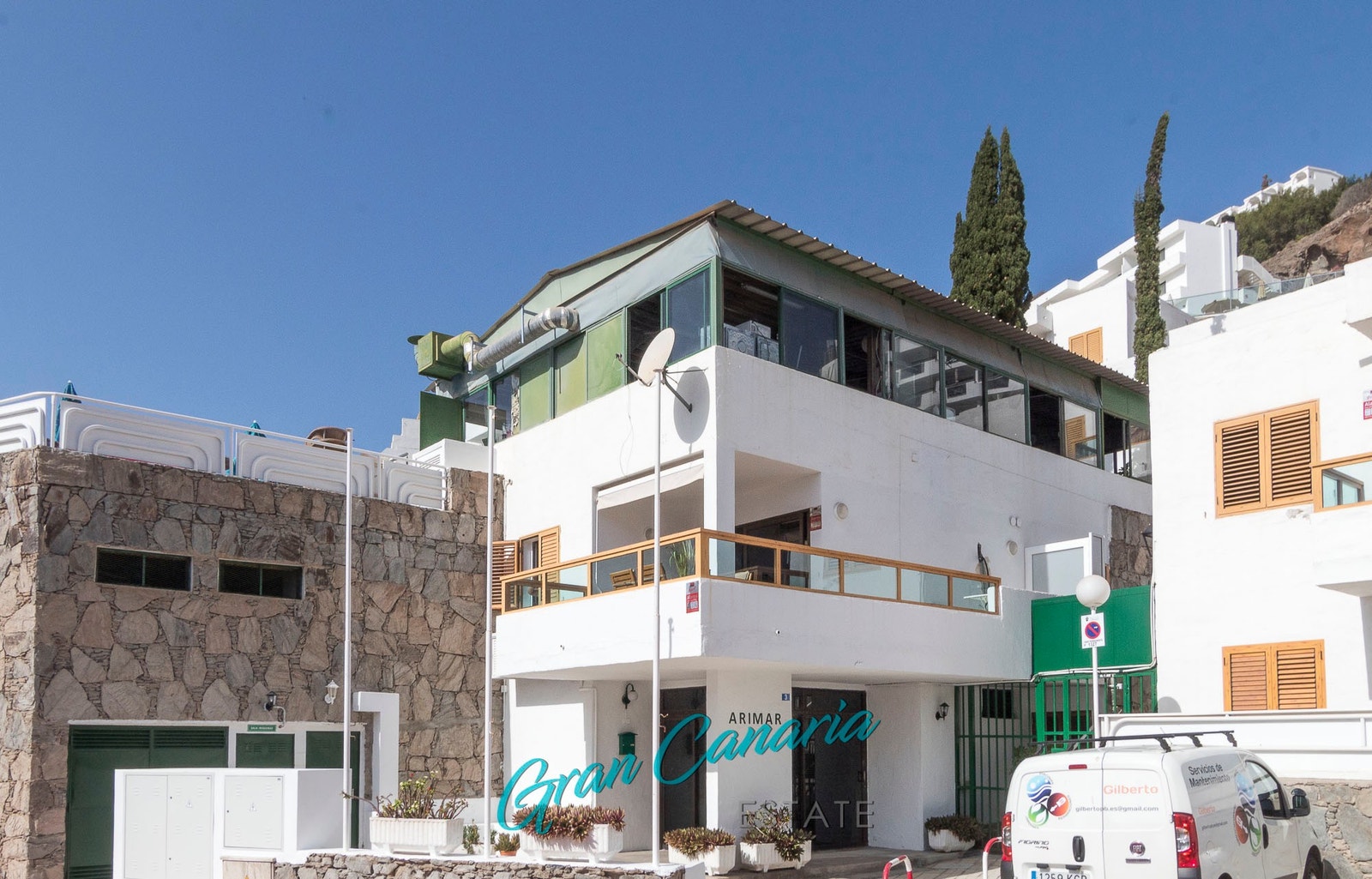 Fasaden med leiligheten Galleribilde