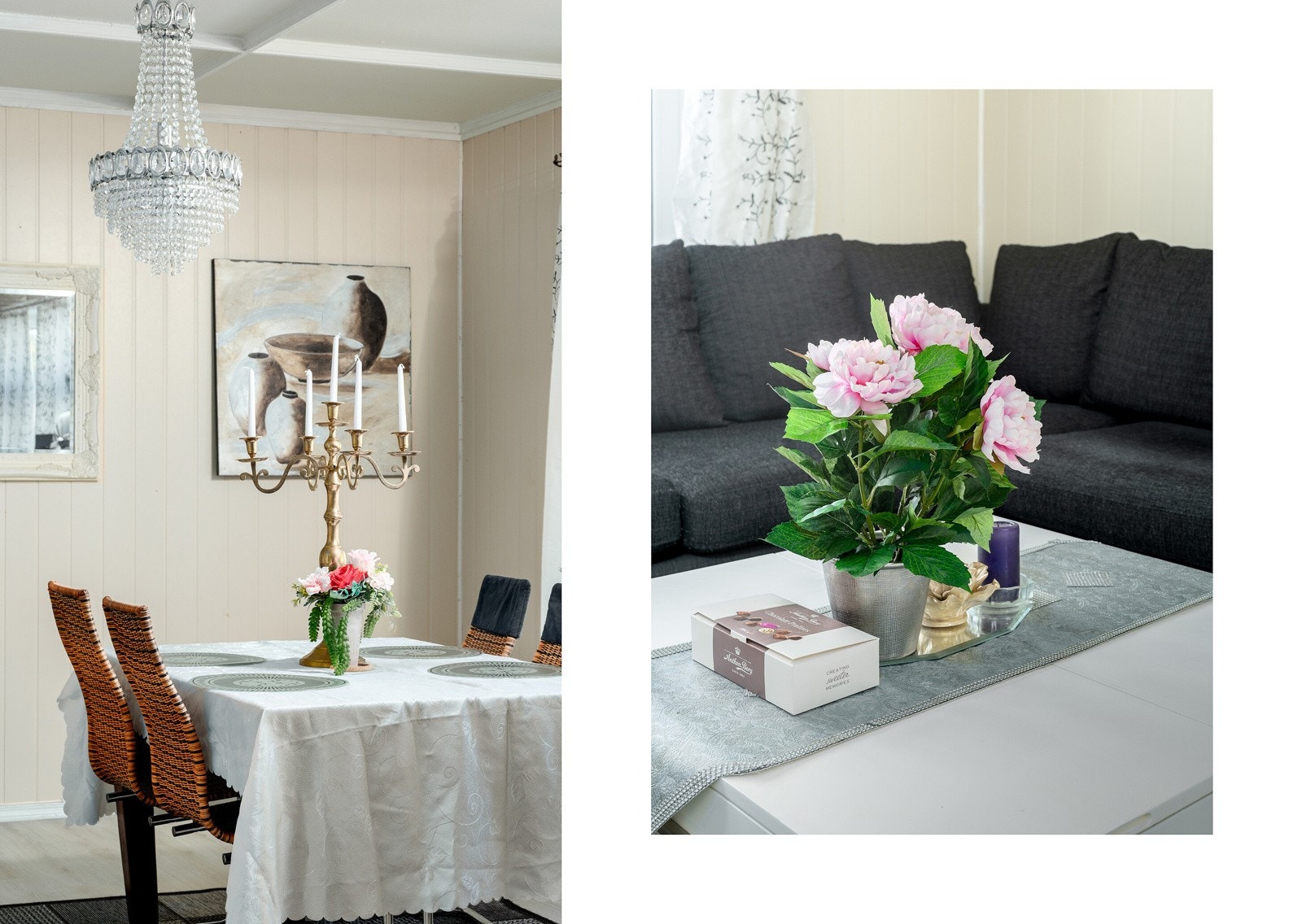 Detaljer stue Galleribilde