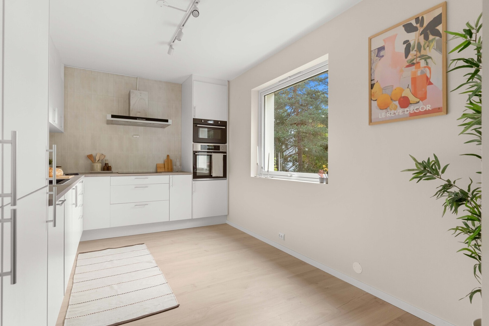 Oppvaskkum i kompositt og kullfilterventilator. Galleribilde
