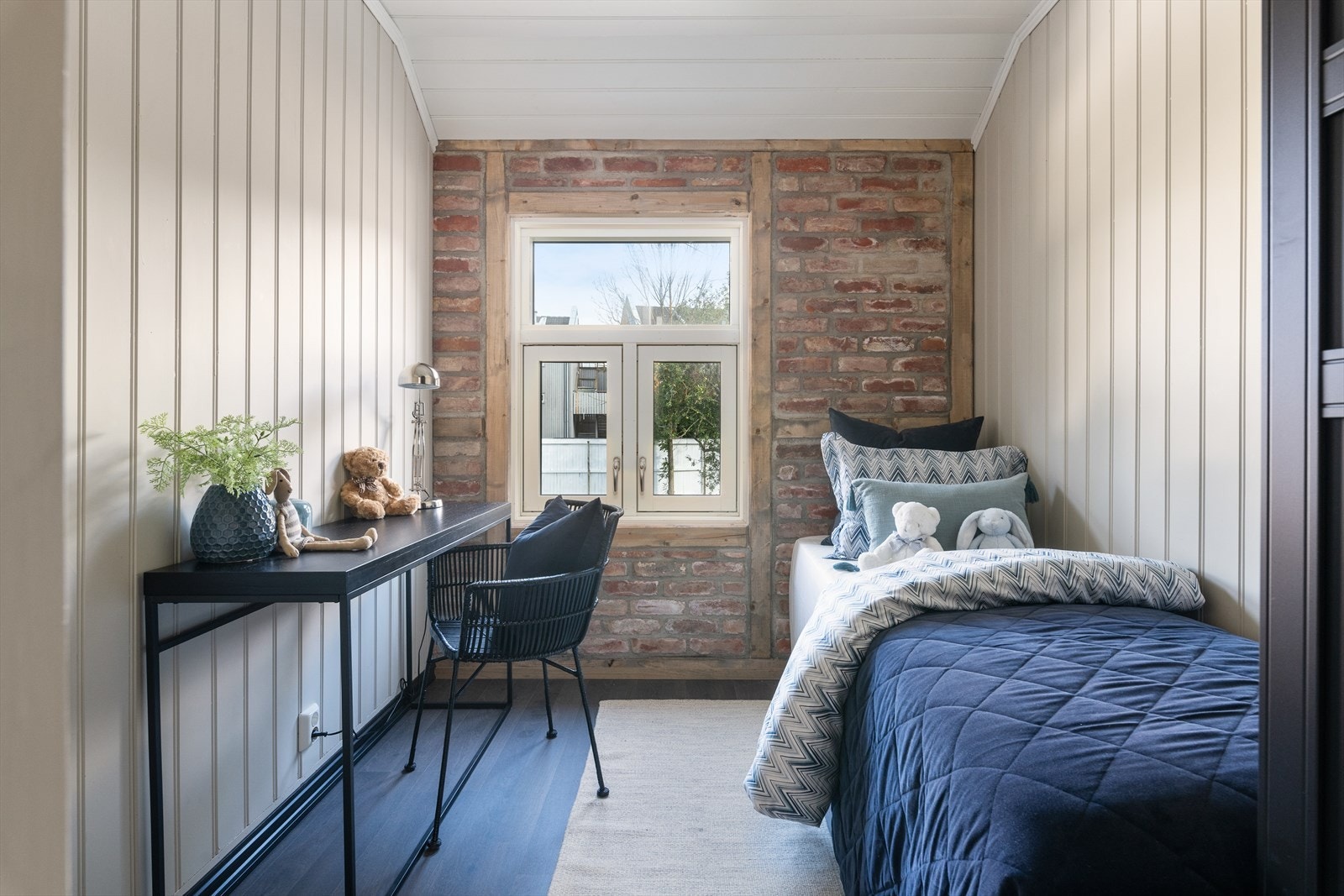 Noe mindre soverom som også egner seg godt som et barnerom, kontor eller gjesterom. Galleribilde