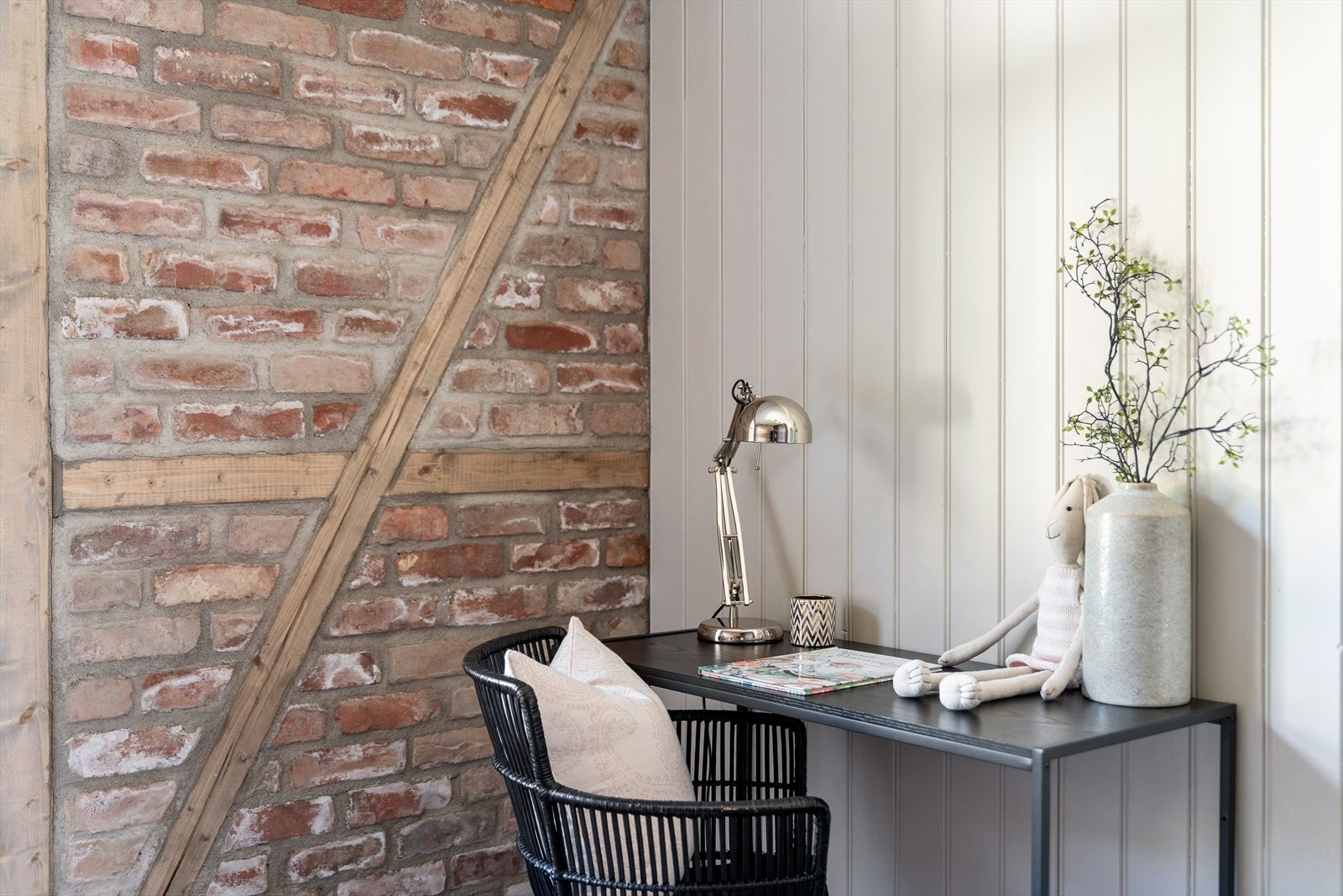 Fin plass til kontorpult. Galleribilde