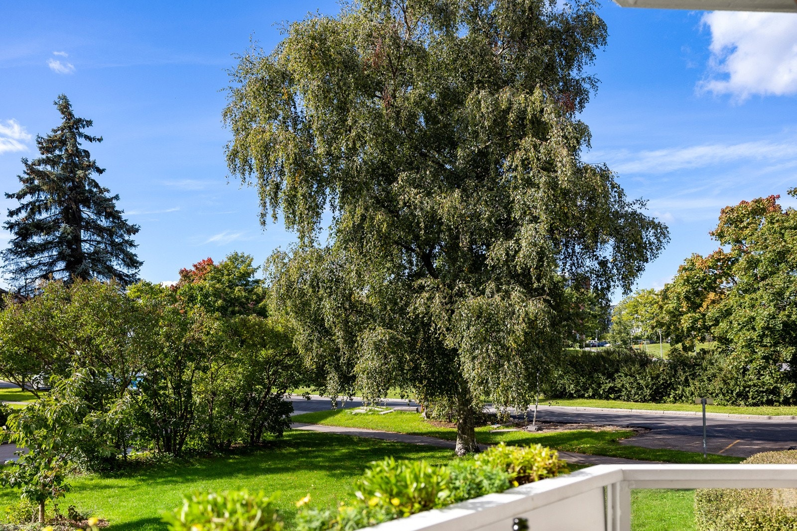 Utsyn fra balkong og leilighet Galleribilde