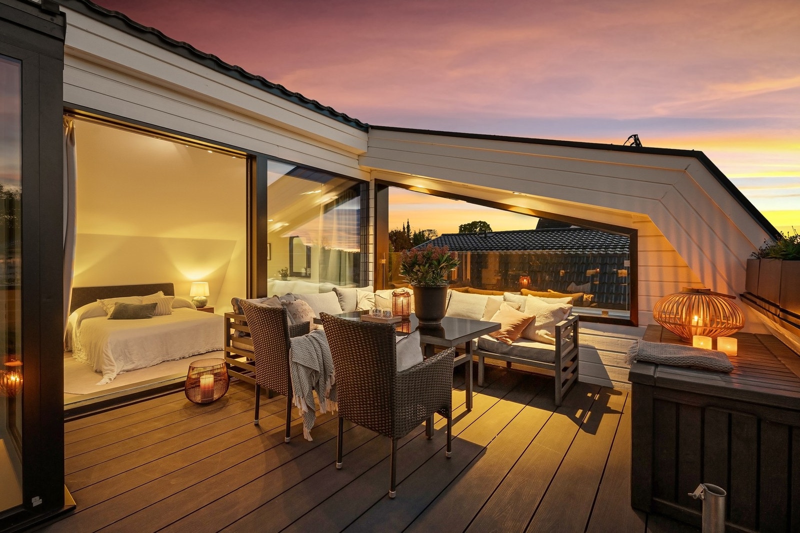 Her kan du nyte sene kvelder med gode solforhold og fine siktlinjer. Galleribilde