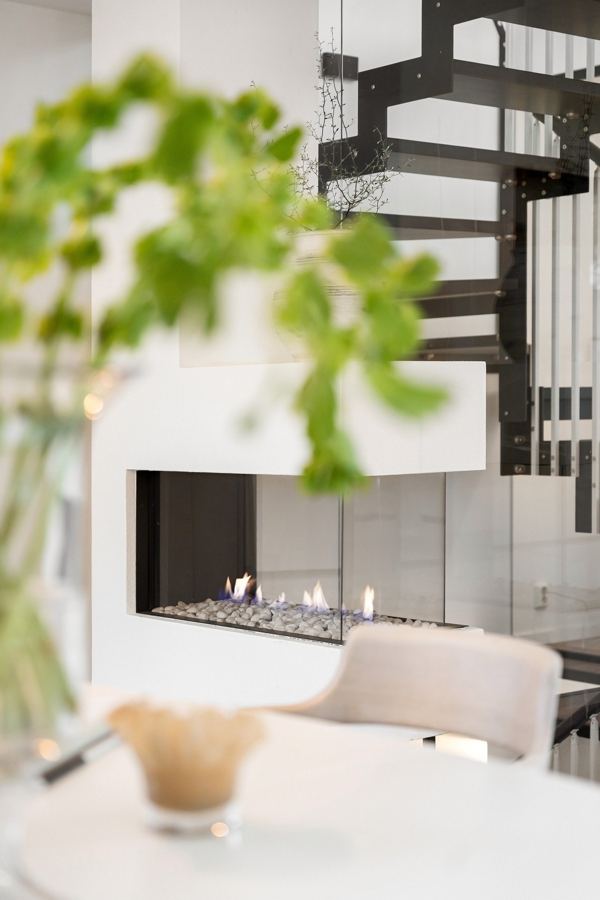 Gasspeisen gir lun stemning på mørkere dager og sprer samtidig en behagelig varme i rommet. Galleribilde