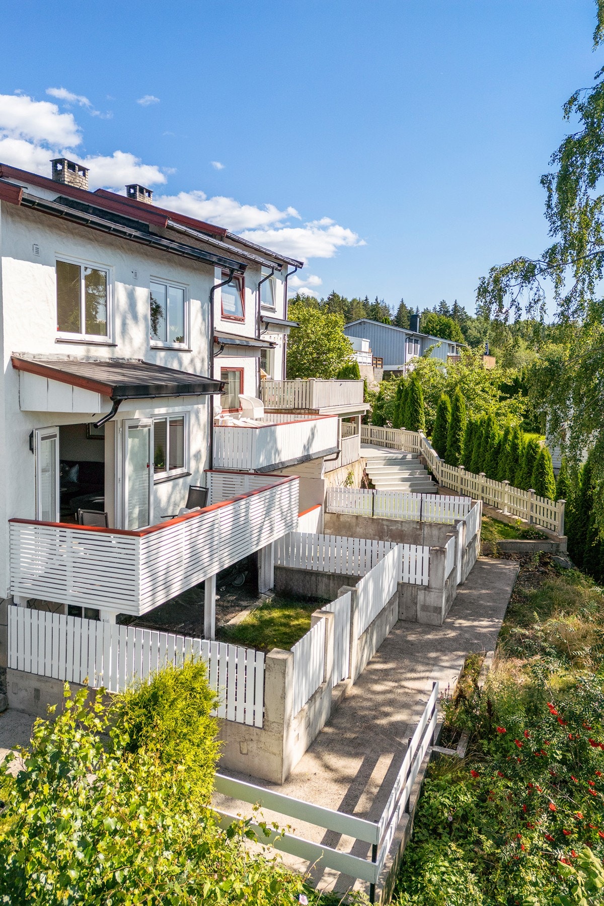 Enderekkehus med lite innsyn. Galleribilde