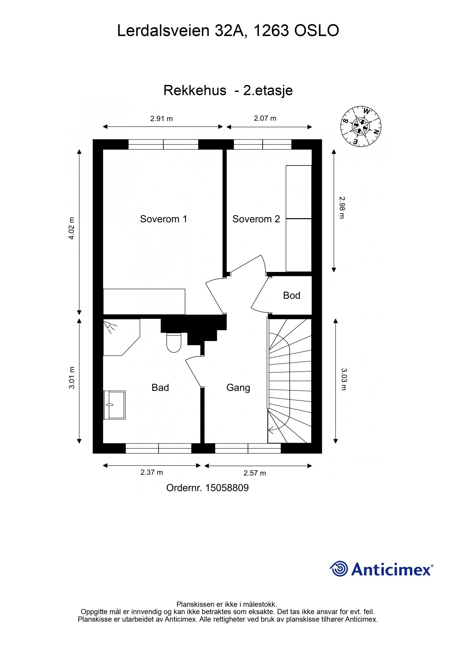 Plantegning 2.etasje Galleribilde
