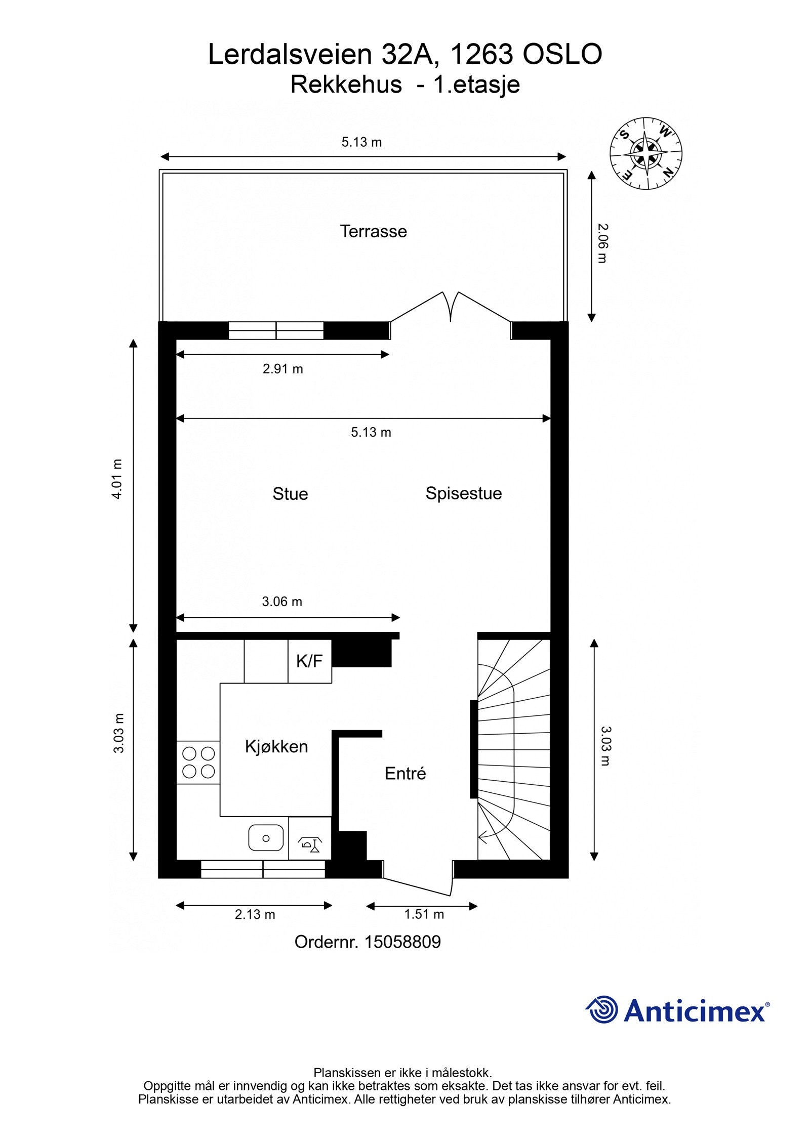 Plantegning 1. etasje Galleribilde