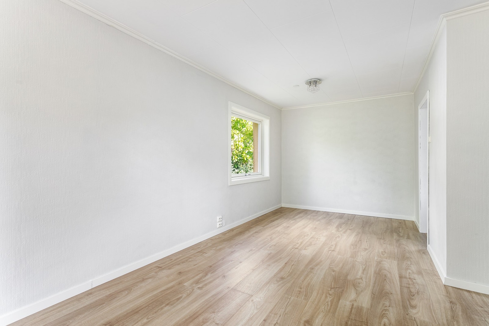 Et tredje soverom kan skilles ut fra den delen av stuen som opprinnelig er tiltenkt som spisestue. Galleribilde