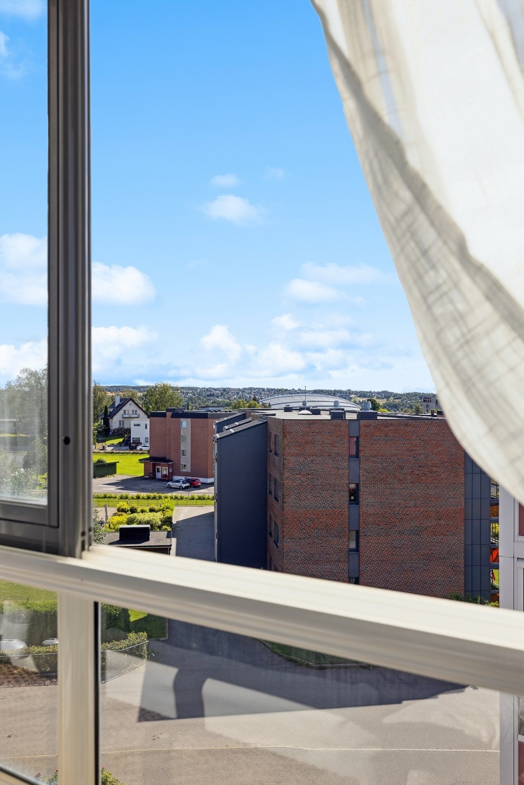 Utsikt fra balkongen Galleribilde