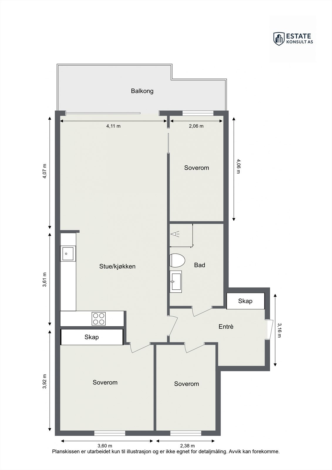 Plantegning Galleribilde