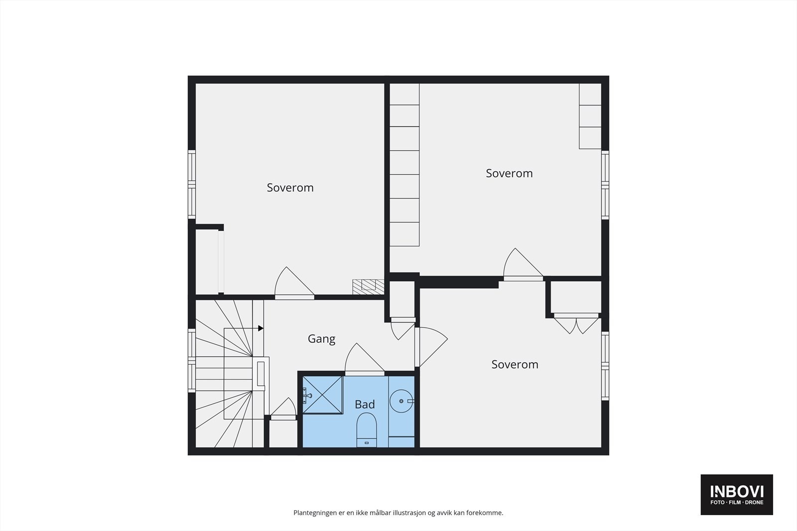 Plantegning 2. etasje Galleribilde