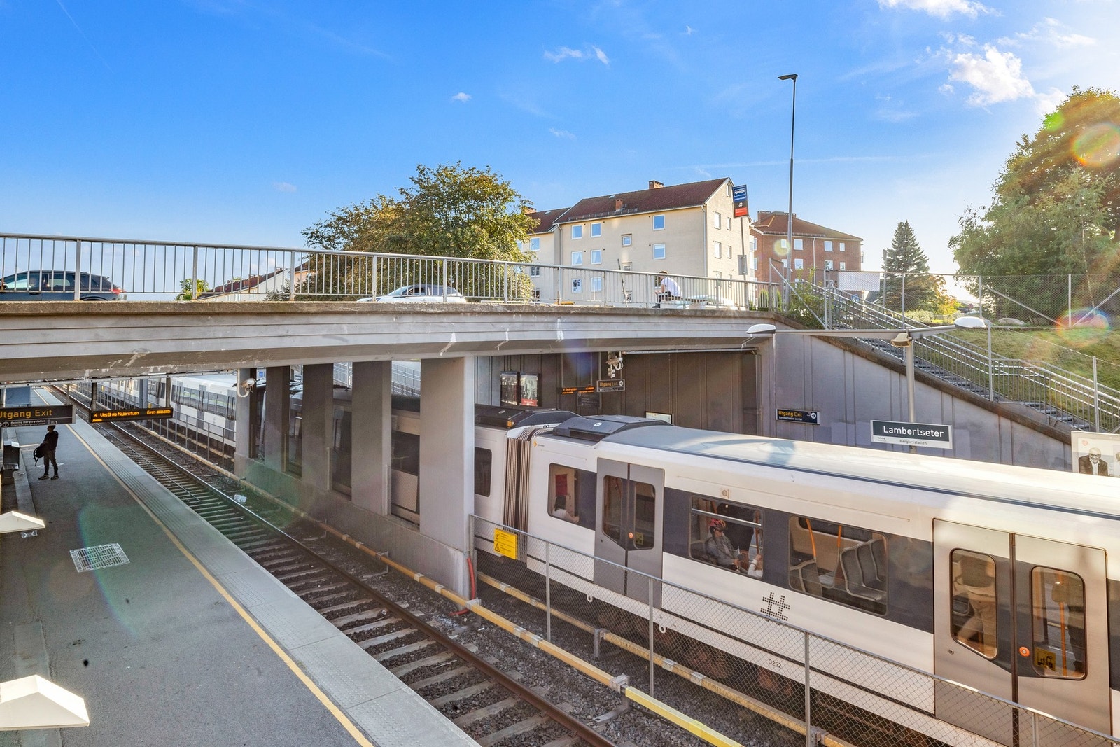 Direkte inngang til Lambertseter senter fra T-banestasjonen Galleribilde