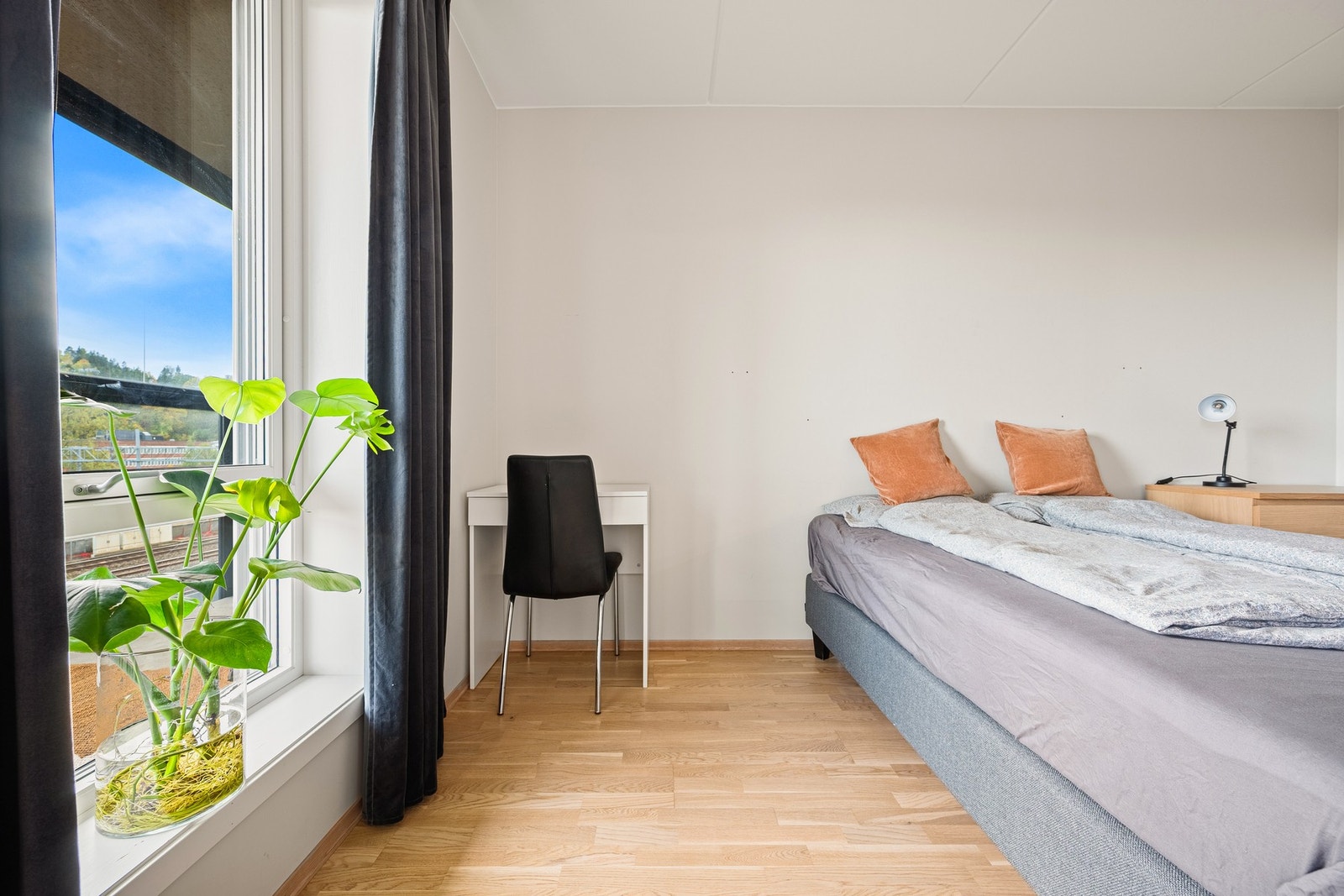 Store vinduer som slipper inn rikelig med dagslys Galleribilde