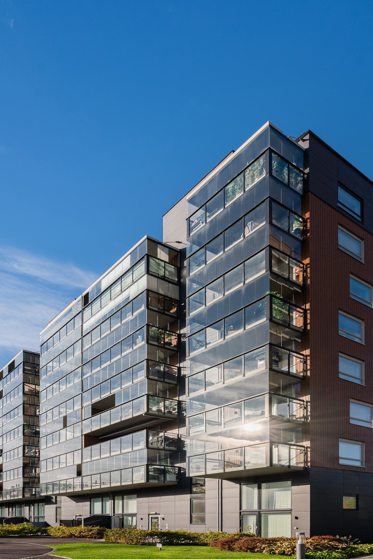 Moderne fasade Galleribilde