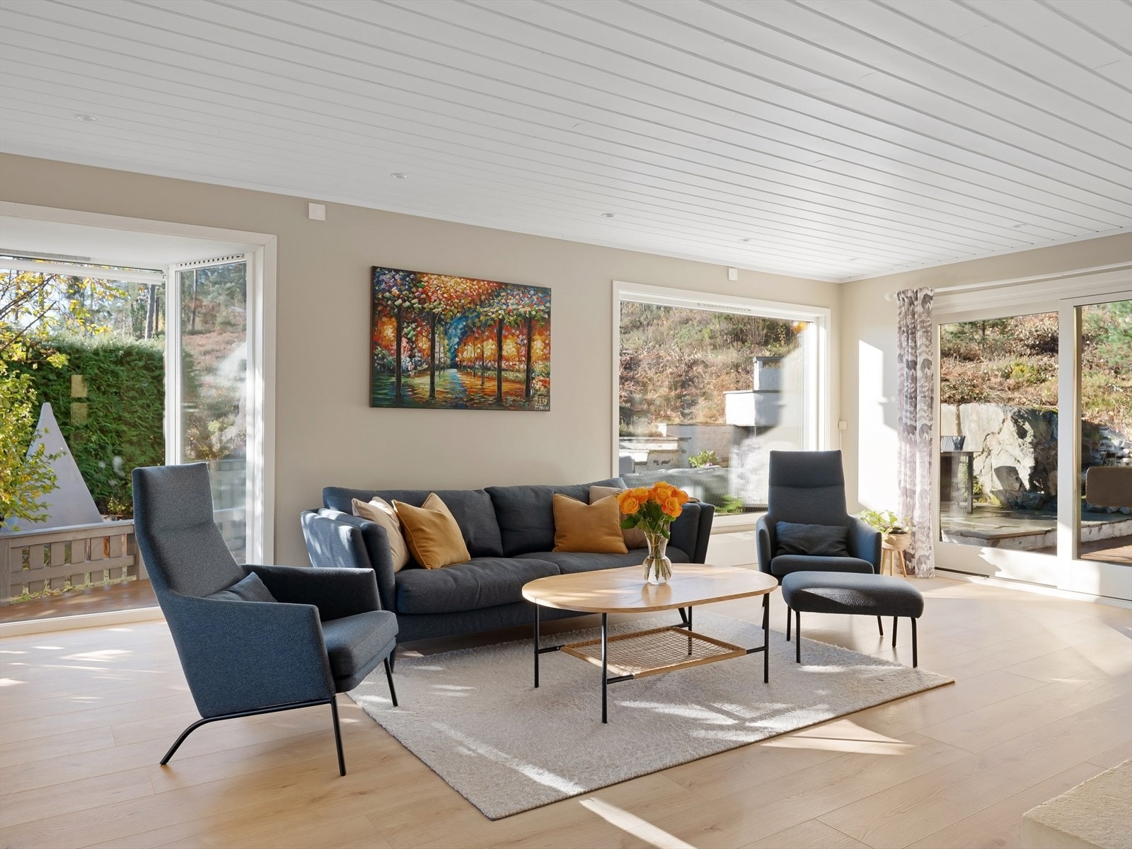 Store vinduer Galleribilde