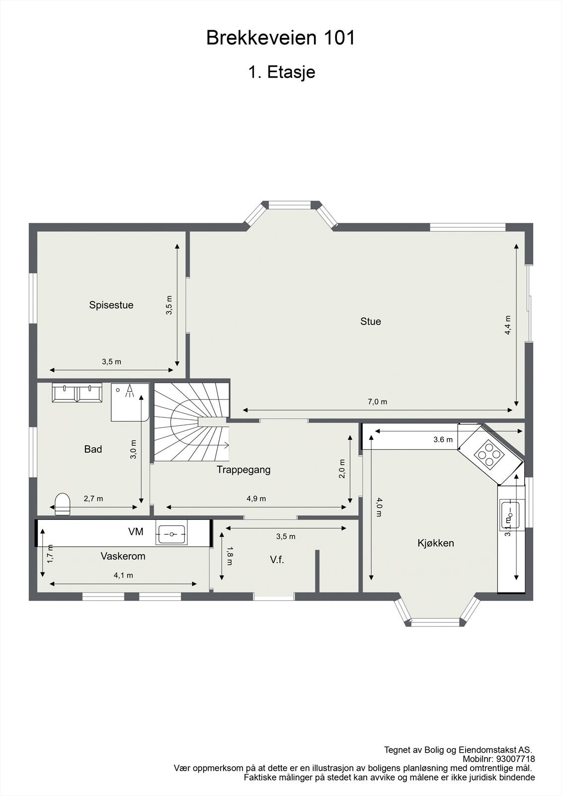 Brekkeveien 101 - 1. Etasje Galleribilde