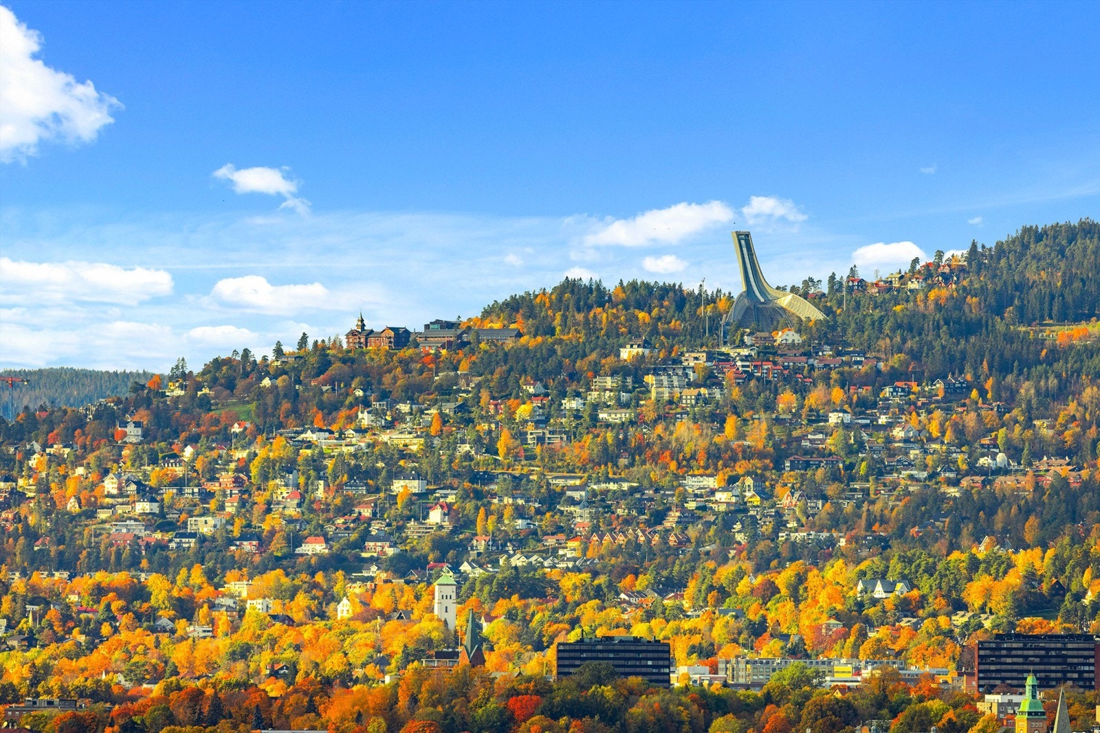 Lavere kjøpsomkostninger ved kjøp av nyoppført bolig da en betaler dokumentavigift kun av andel tomteverdi. Galleribilde