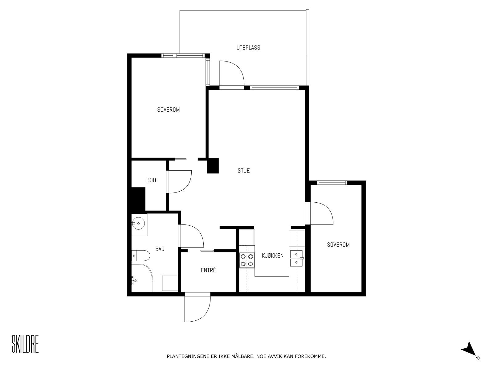 Plantegning Galleribilde