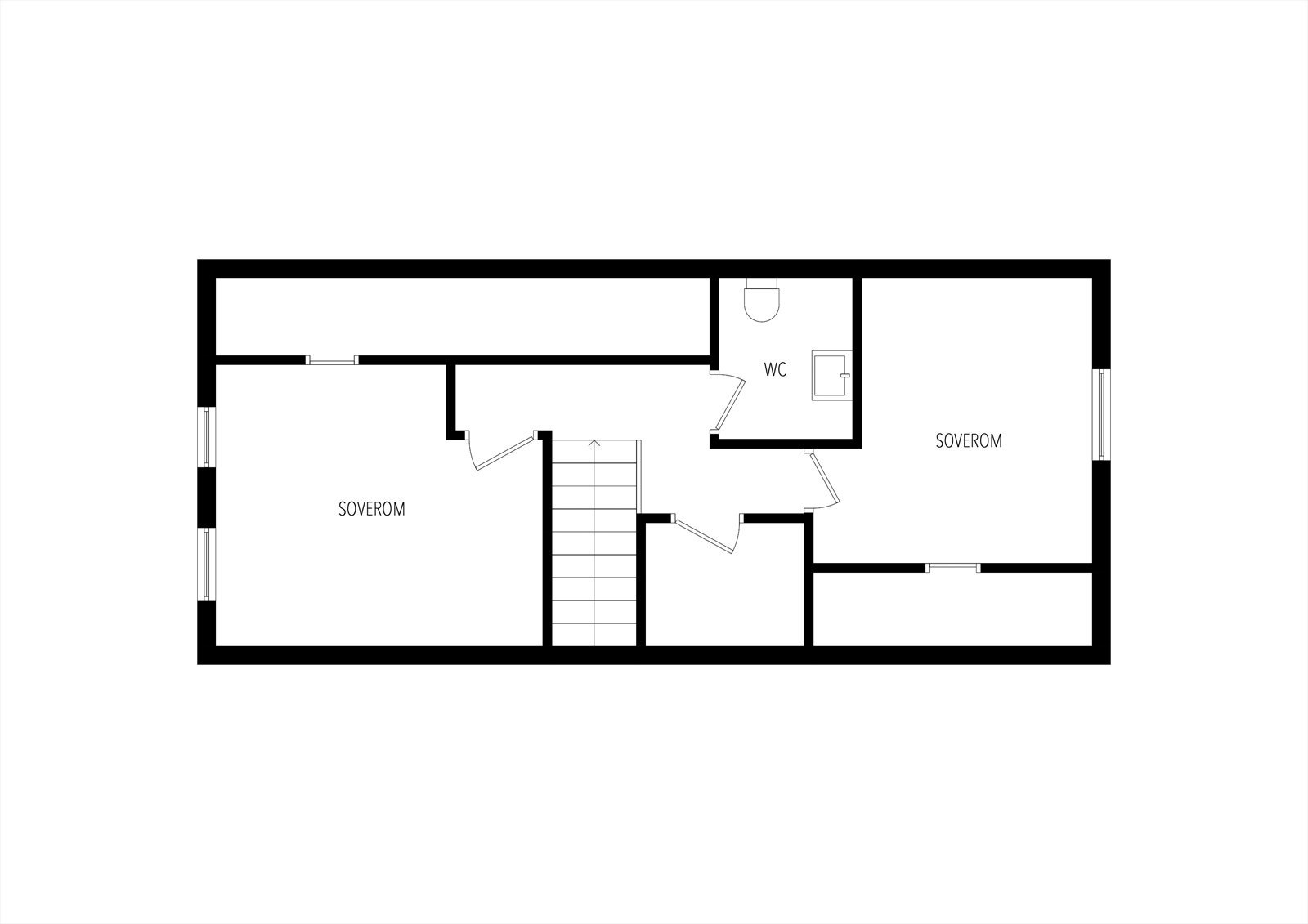 Plantegning loft Galleribilde