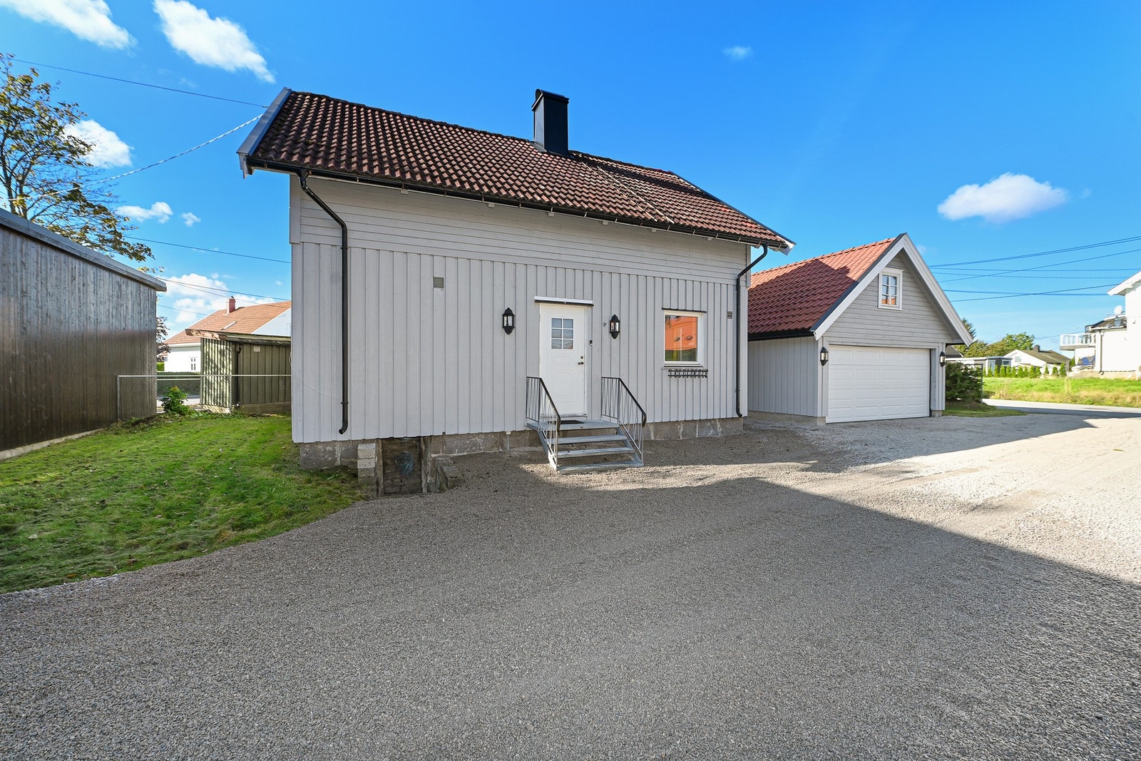 Her er det gode parkeringsmuligheter. Galleribilde