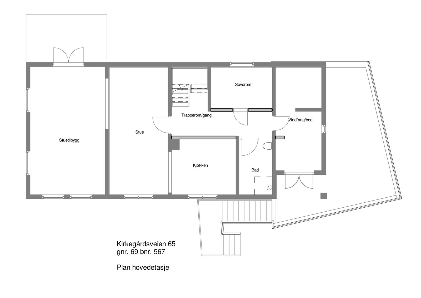 Plantegning Hovedplan Galleribilde