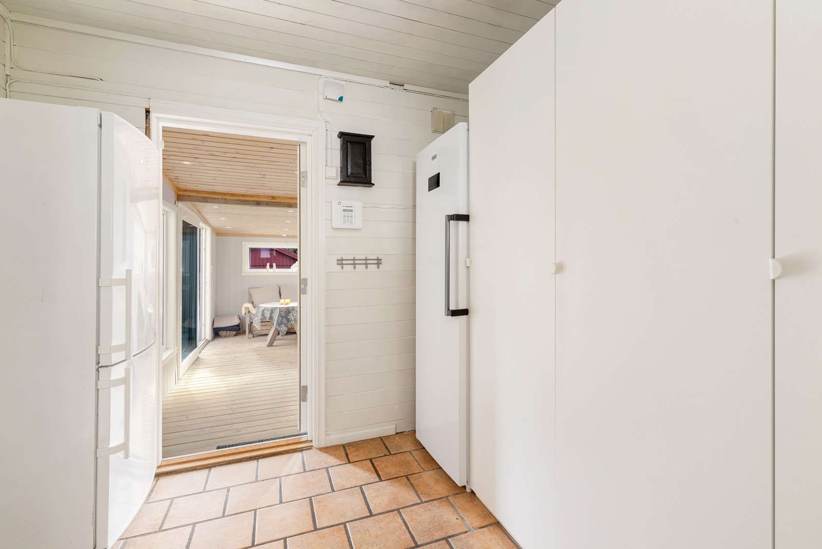 Utgang til sommerstue. Galleribilde