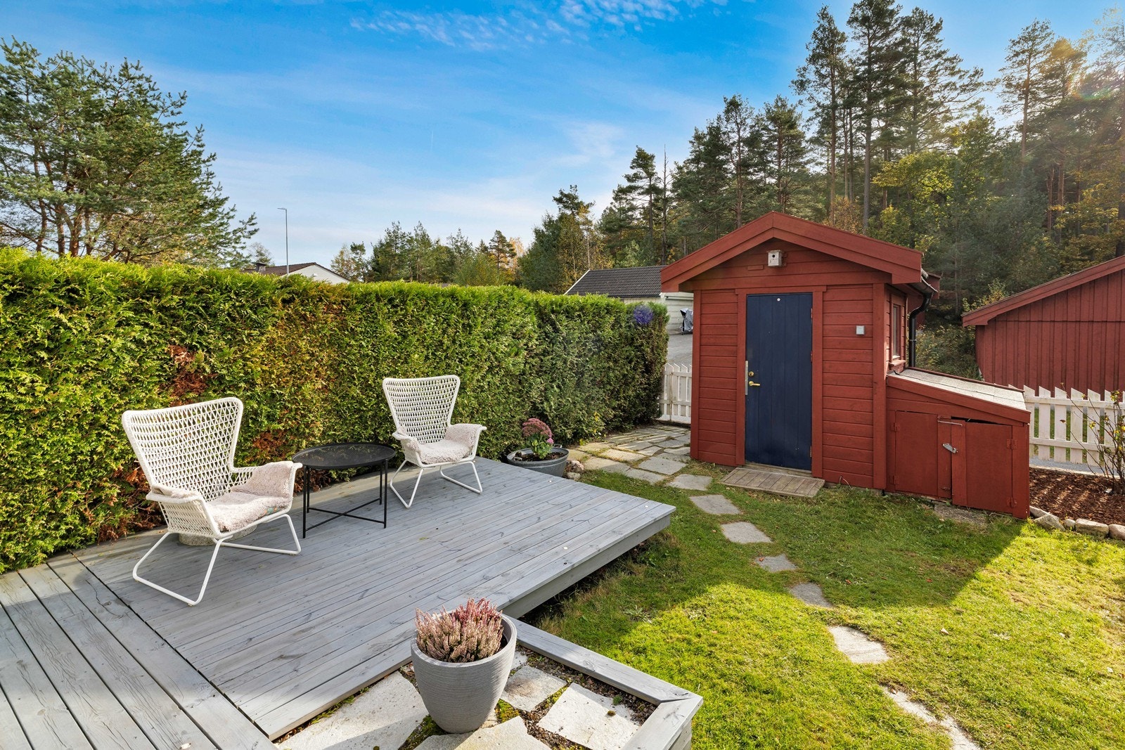 Her kan livet utendørs nytes til det fulle. Galleribilde