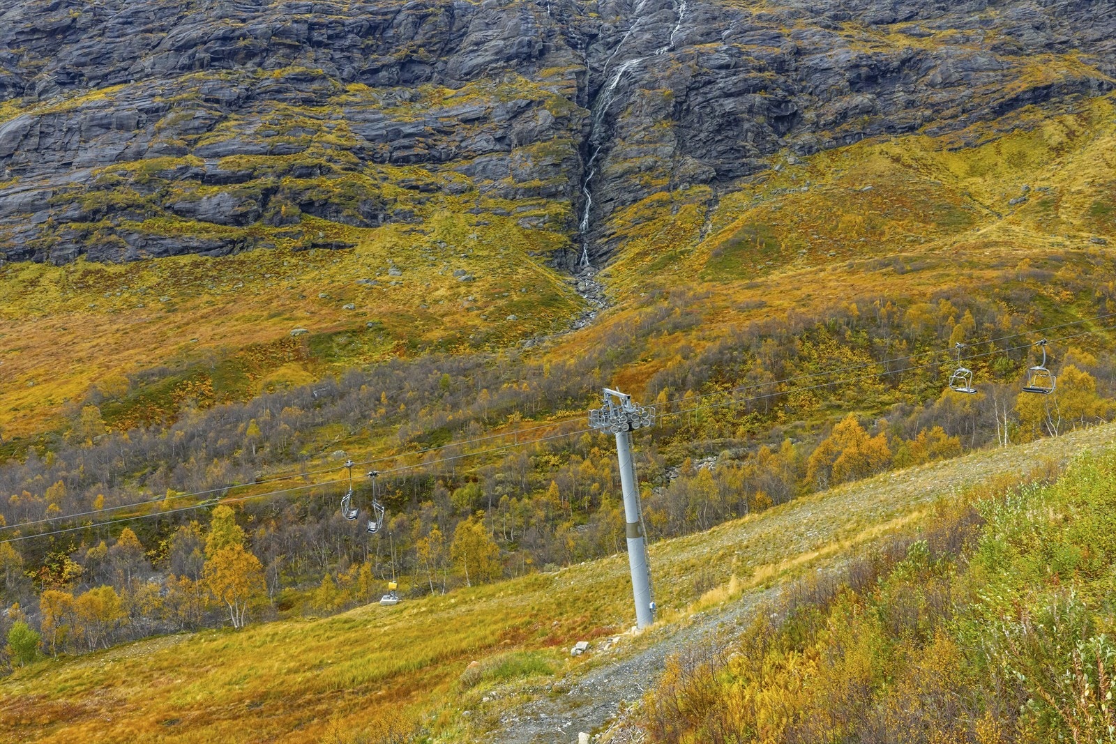 Skibakken som nabo Galleribilde
