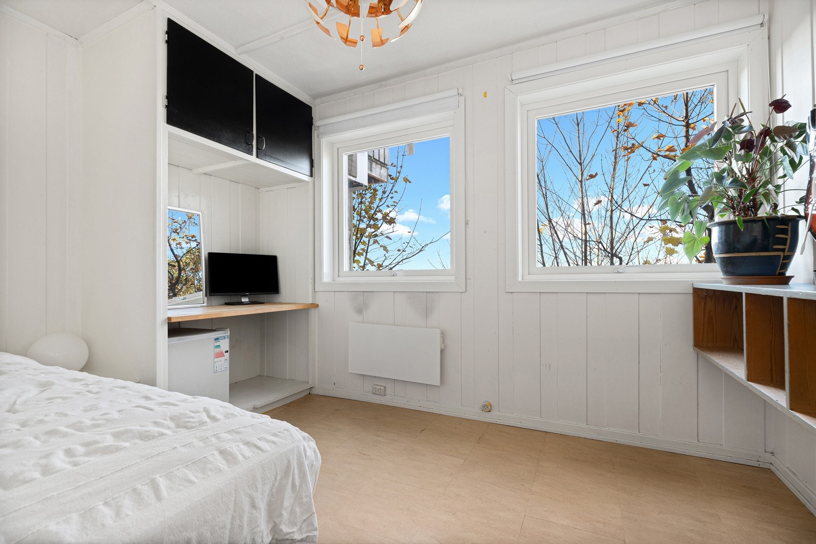 Med hele fire soverom er det god plass til familier med flere barn. Galleribilde