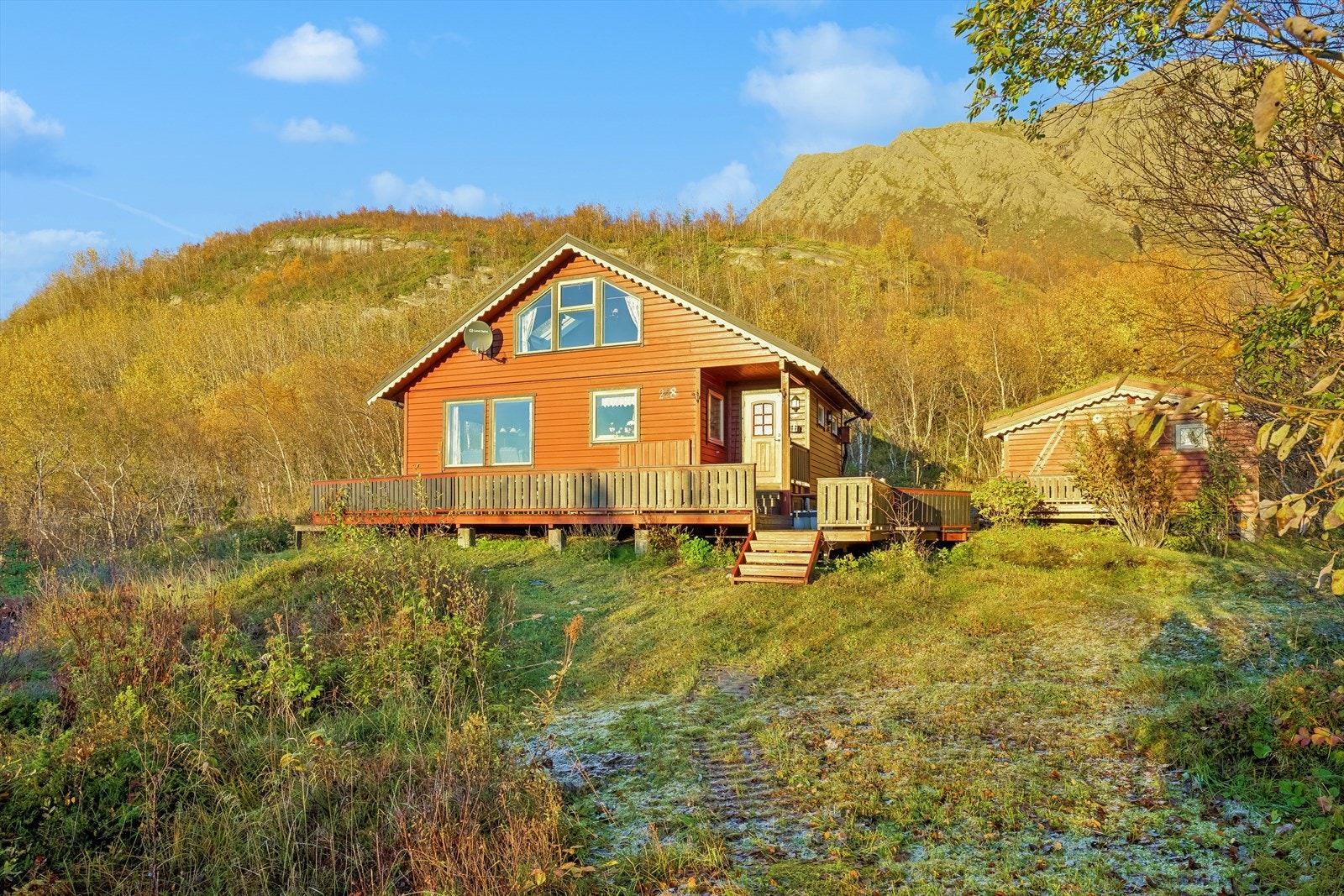 Hytta ligger i fantastiske omgivelser med mange turområder i nærheten Galleribilde