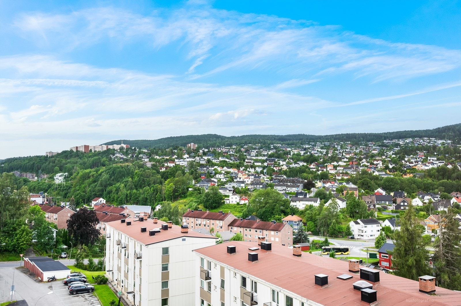 Utsikt fra balkongen. Galleribilde