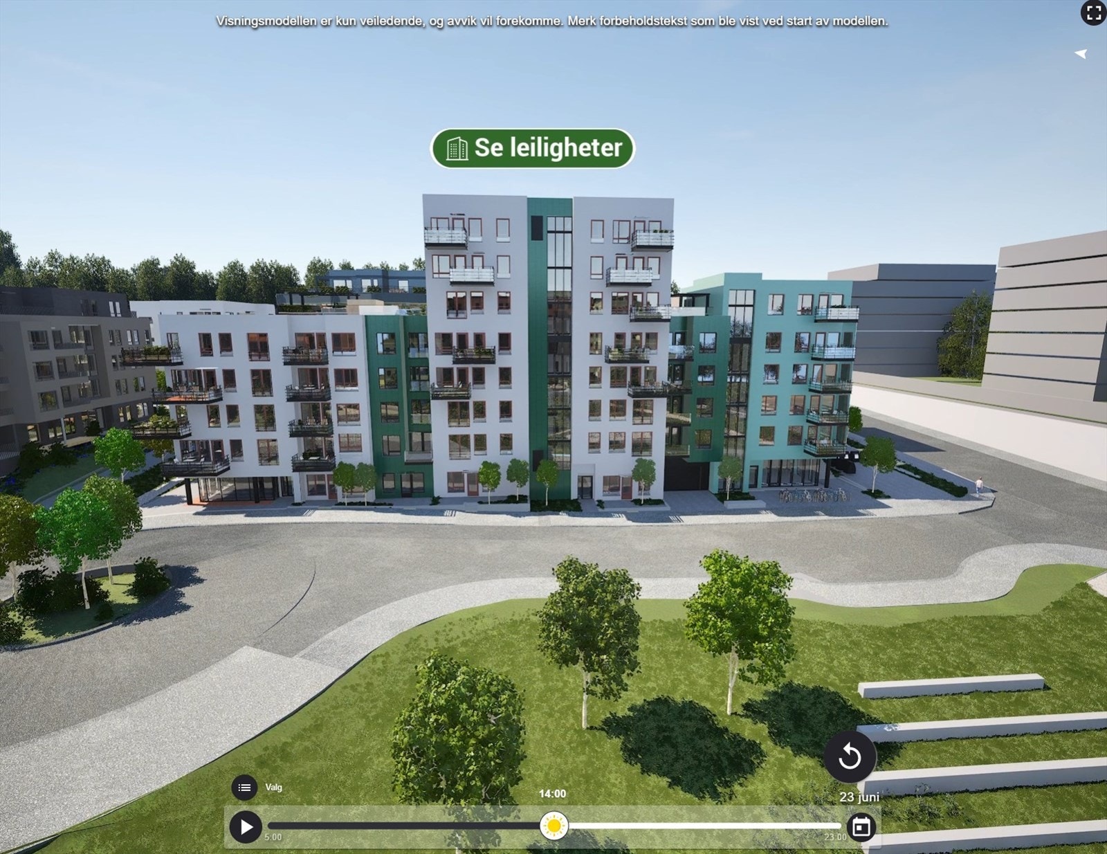 Hus H - G - F. Galleribilde