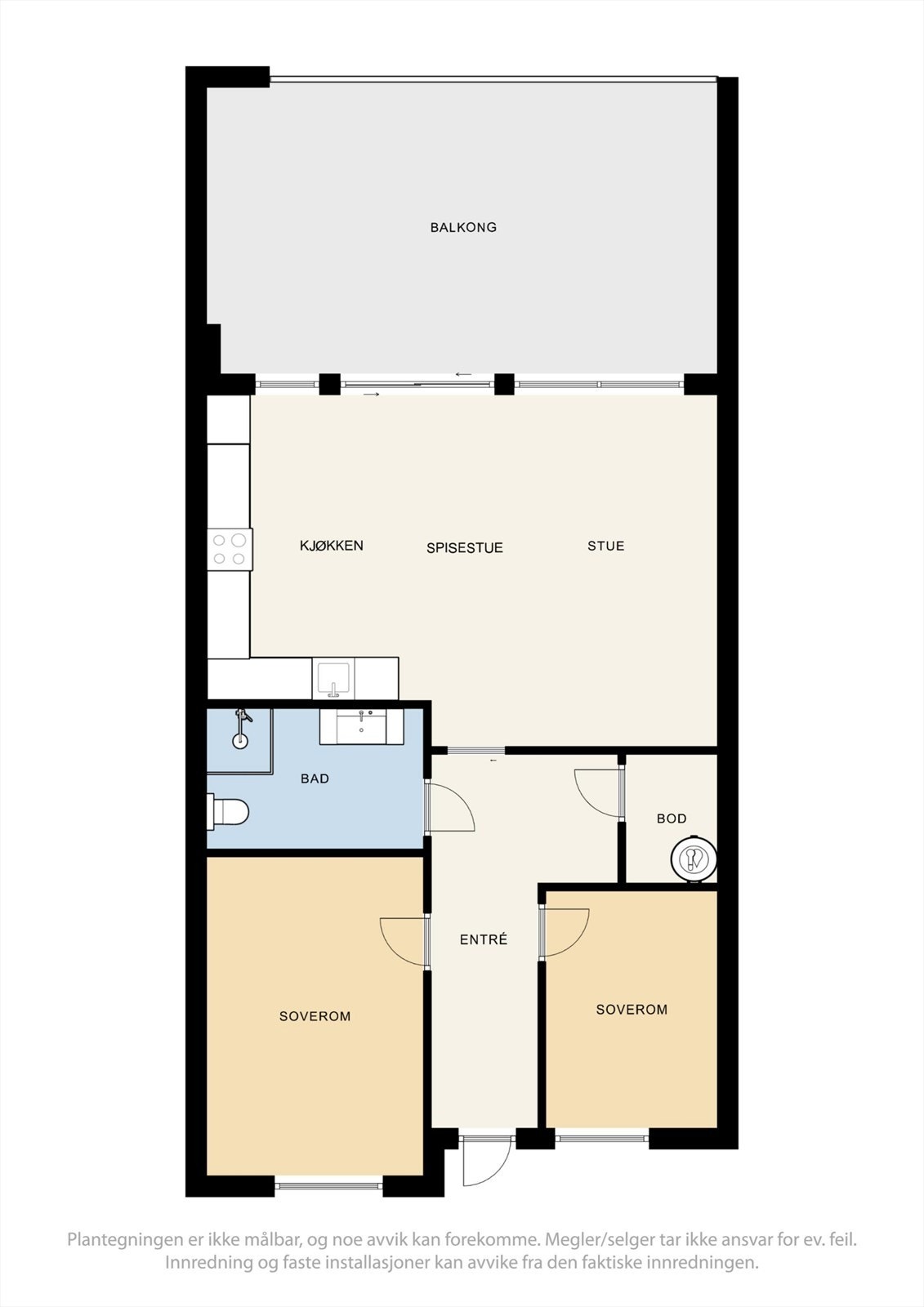 Plantegning Galleribilde