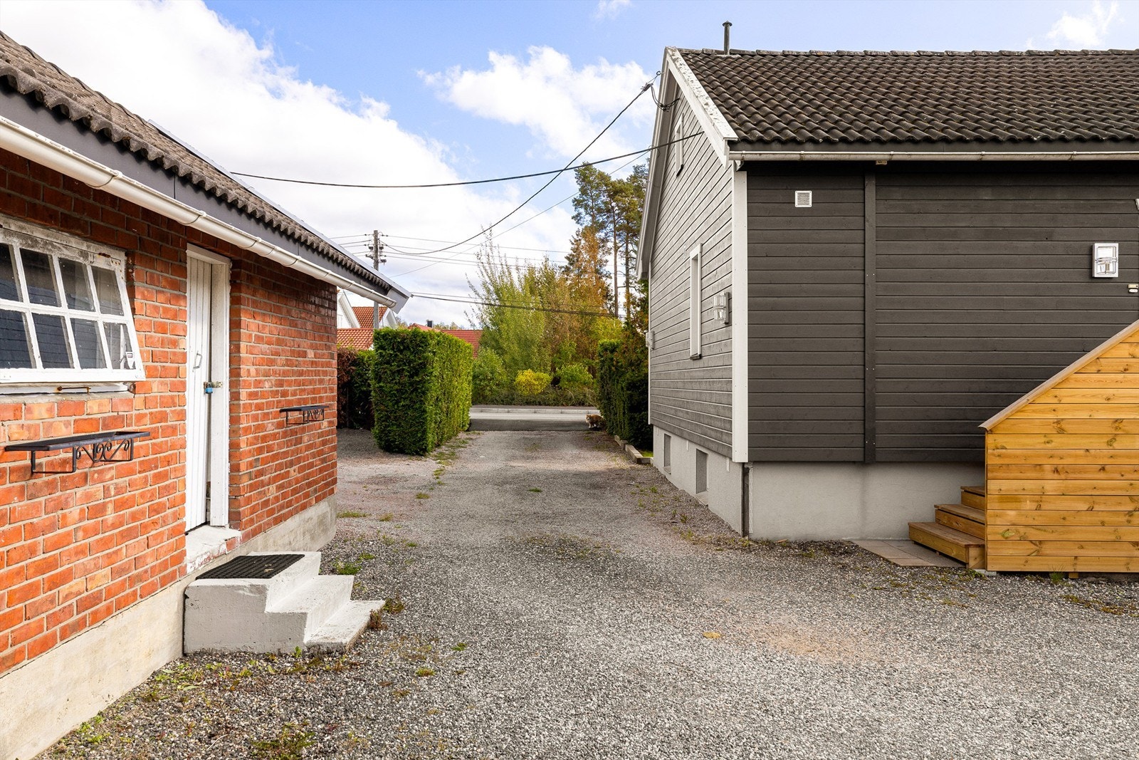 Inntakskabel til boligen ble i 2016 oppgradert til 3-fase. Galleribilde