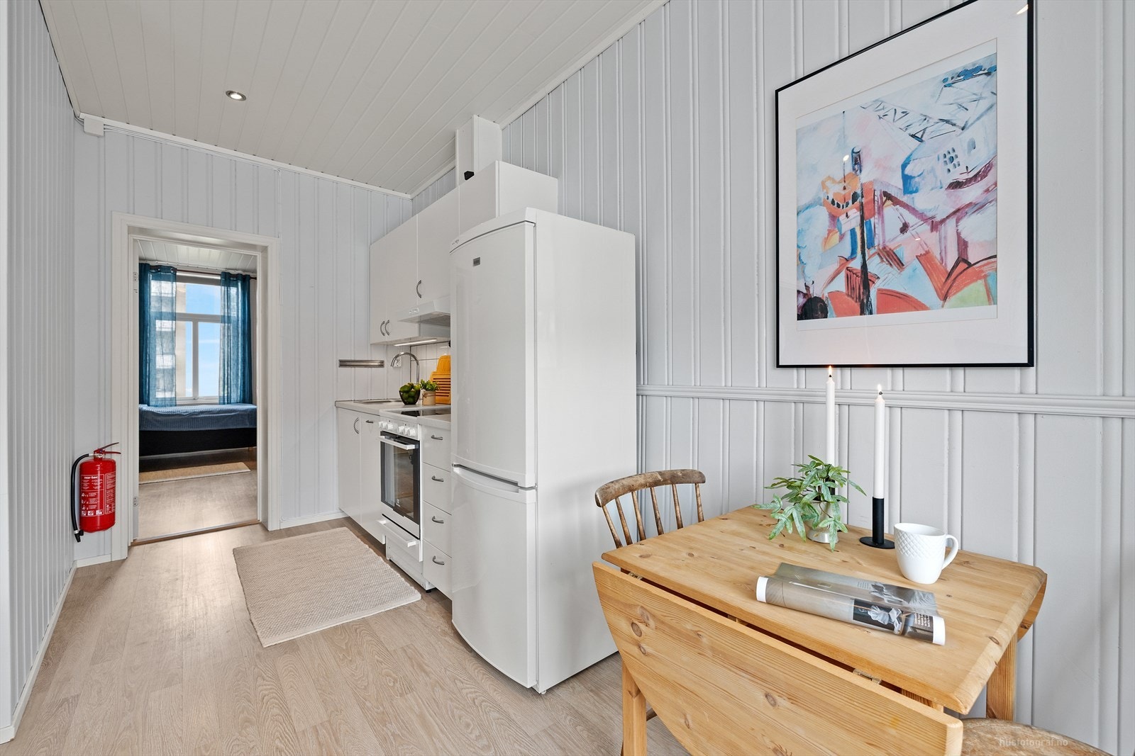 Leiligheten oppleves å ha god rominndeling Galleribilde