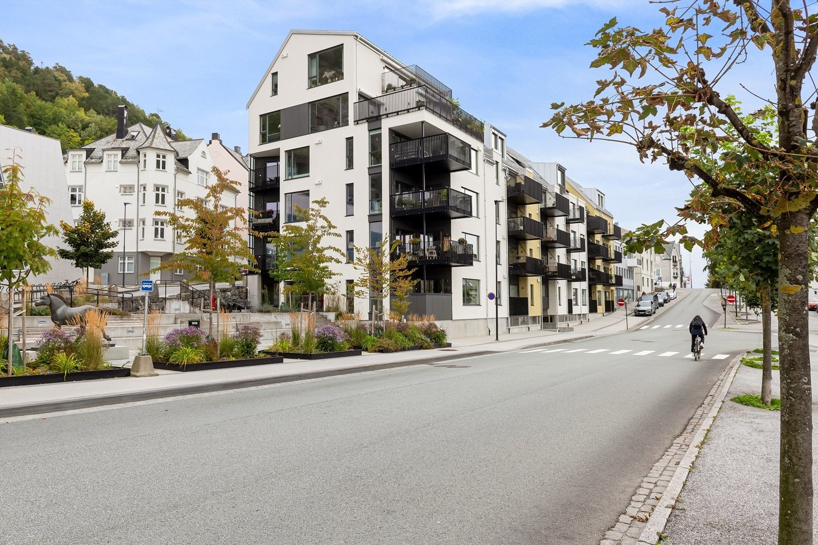Fasade sett fra Parkgata fra sydvest Galleribilde