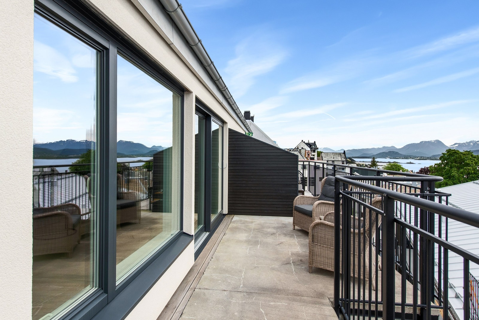 Terrasse på ca. 12 kvm i 7 etasje Galleribilde