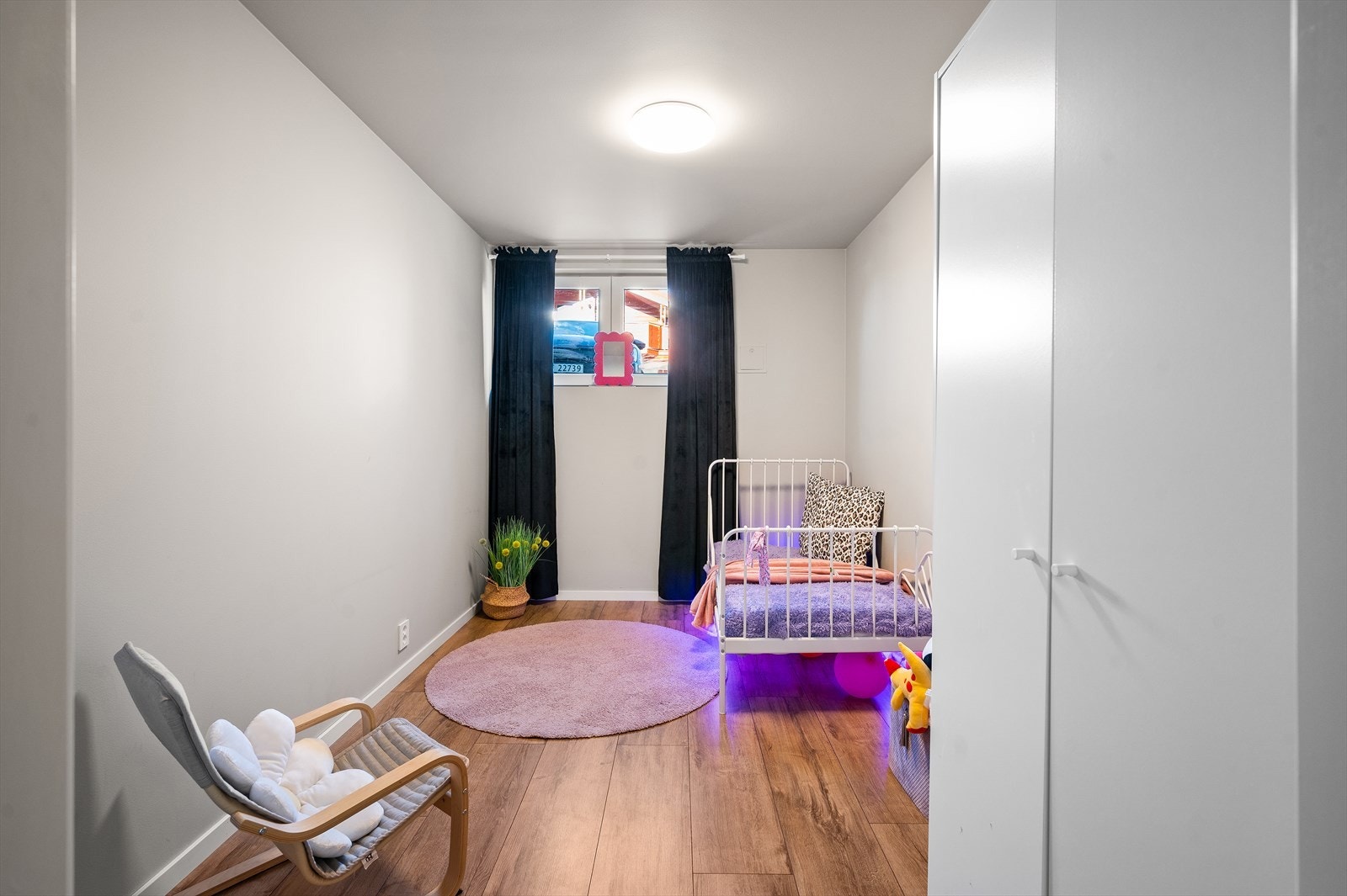 Fleksibelt soverom som egner seg godt som barnerom, gjesterom eller kontor. Galleribilde