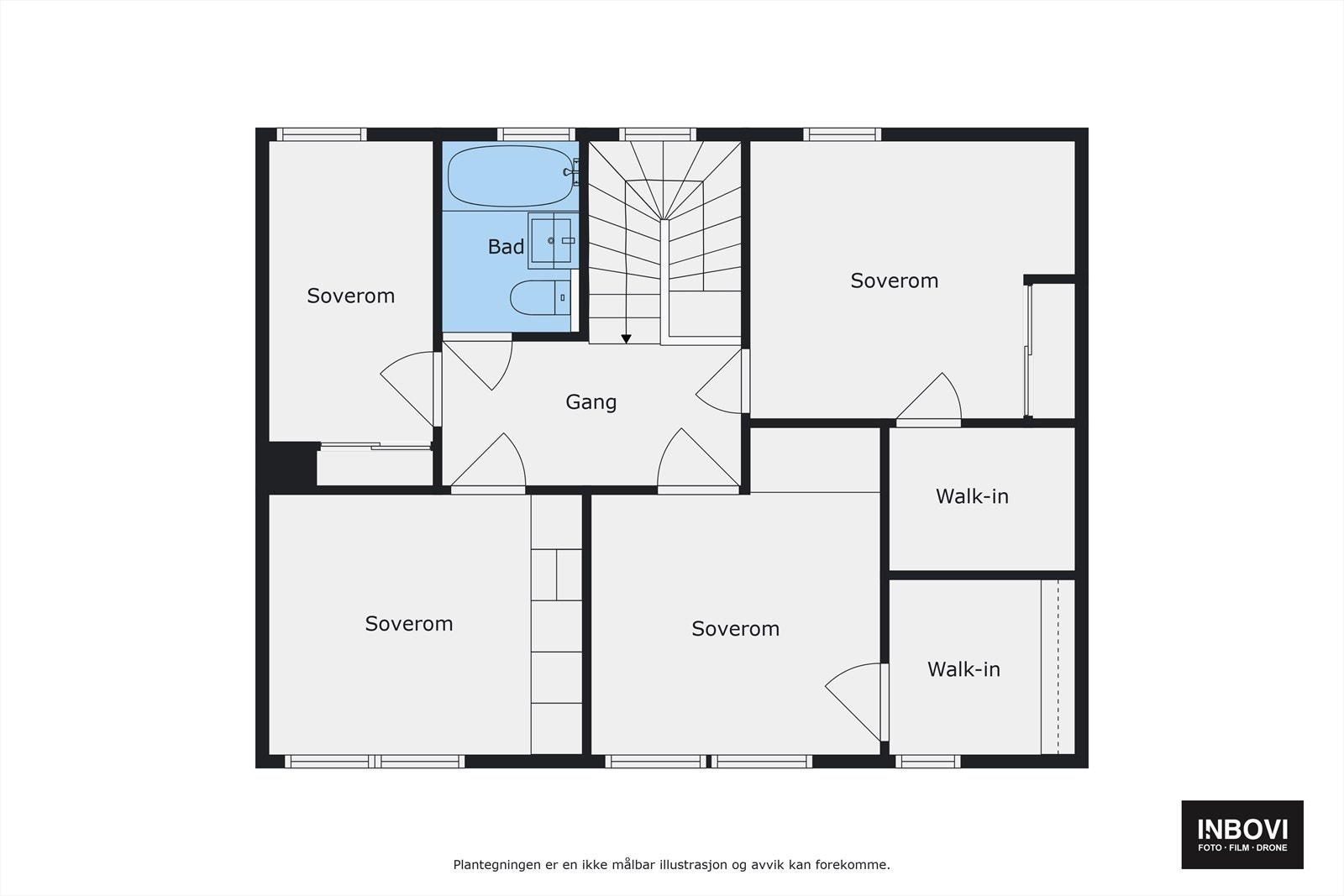 Plantegning 2. etasje Galleribilde