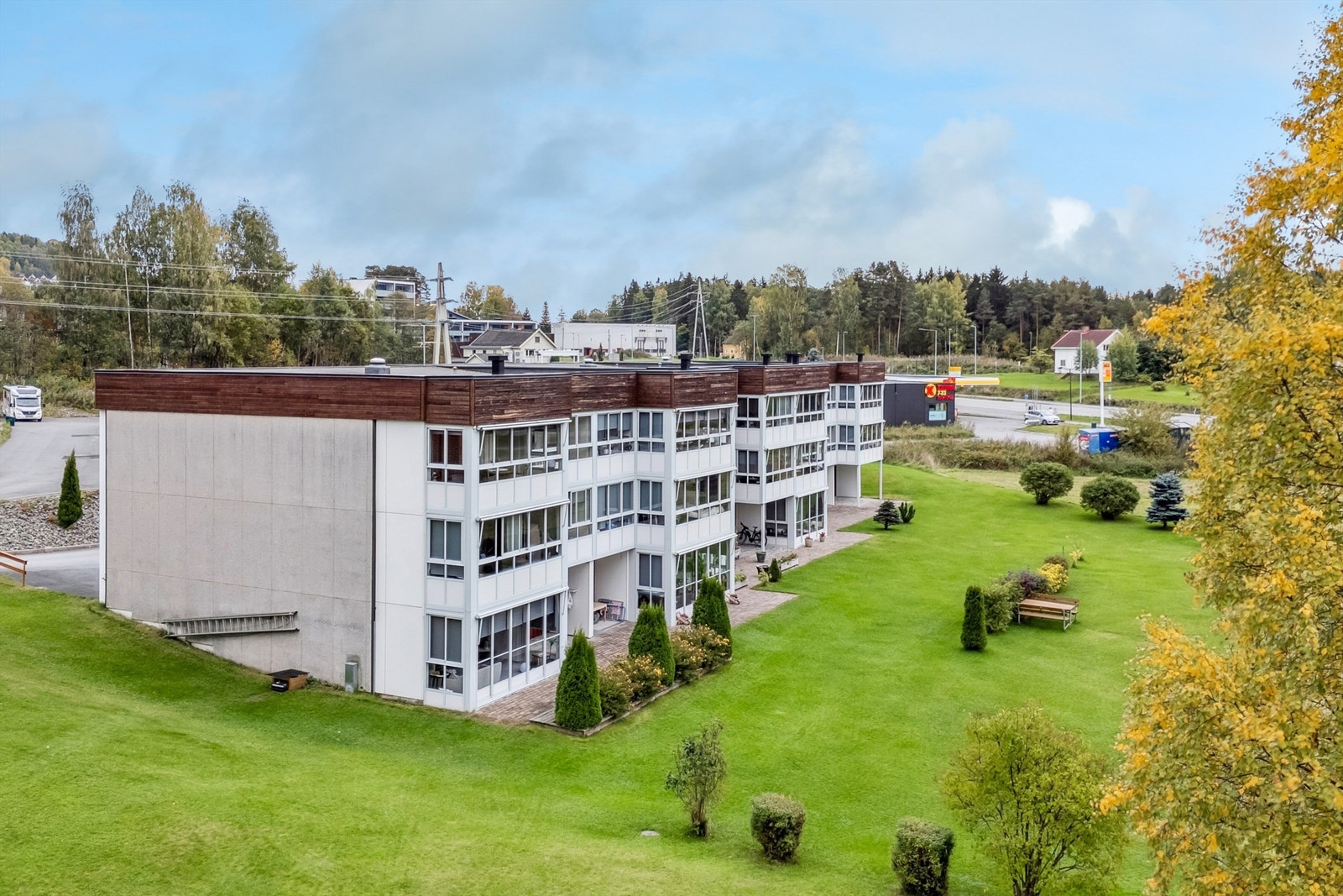 Borettslaget består av tilsammens 59 andelsleiligheter. Galleribilde