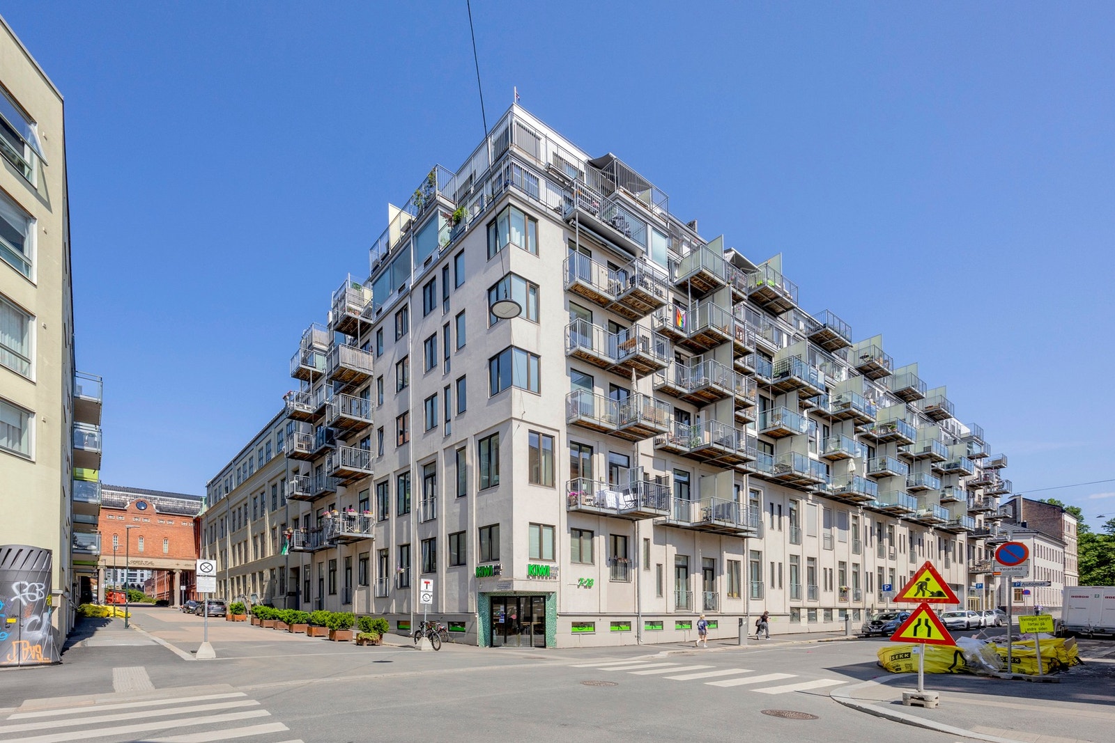 Innkjøring fra Teglverksgt Galleribilde