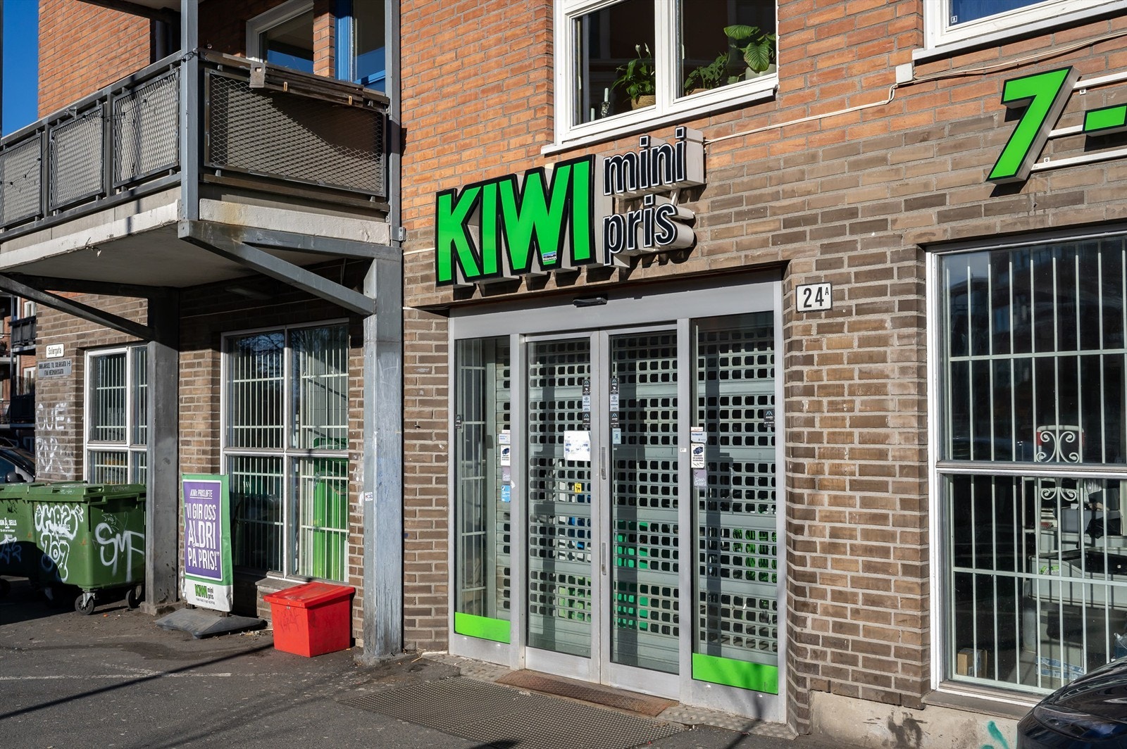 Dagligvarehandelen kan blant annet gjøres på Kiwi. Galleribilde