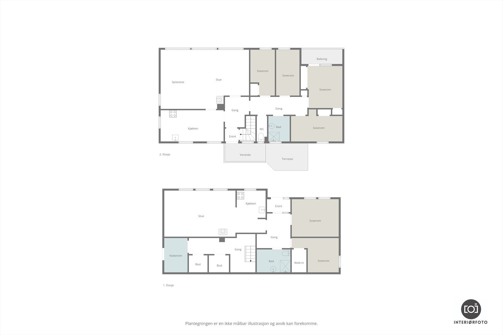 Plantegning Galleribilde