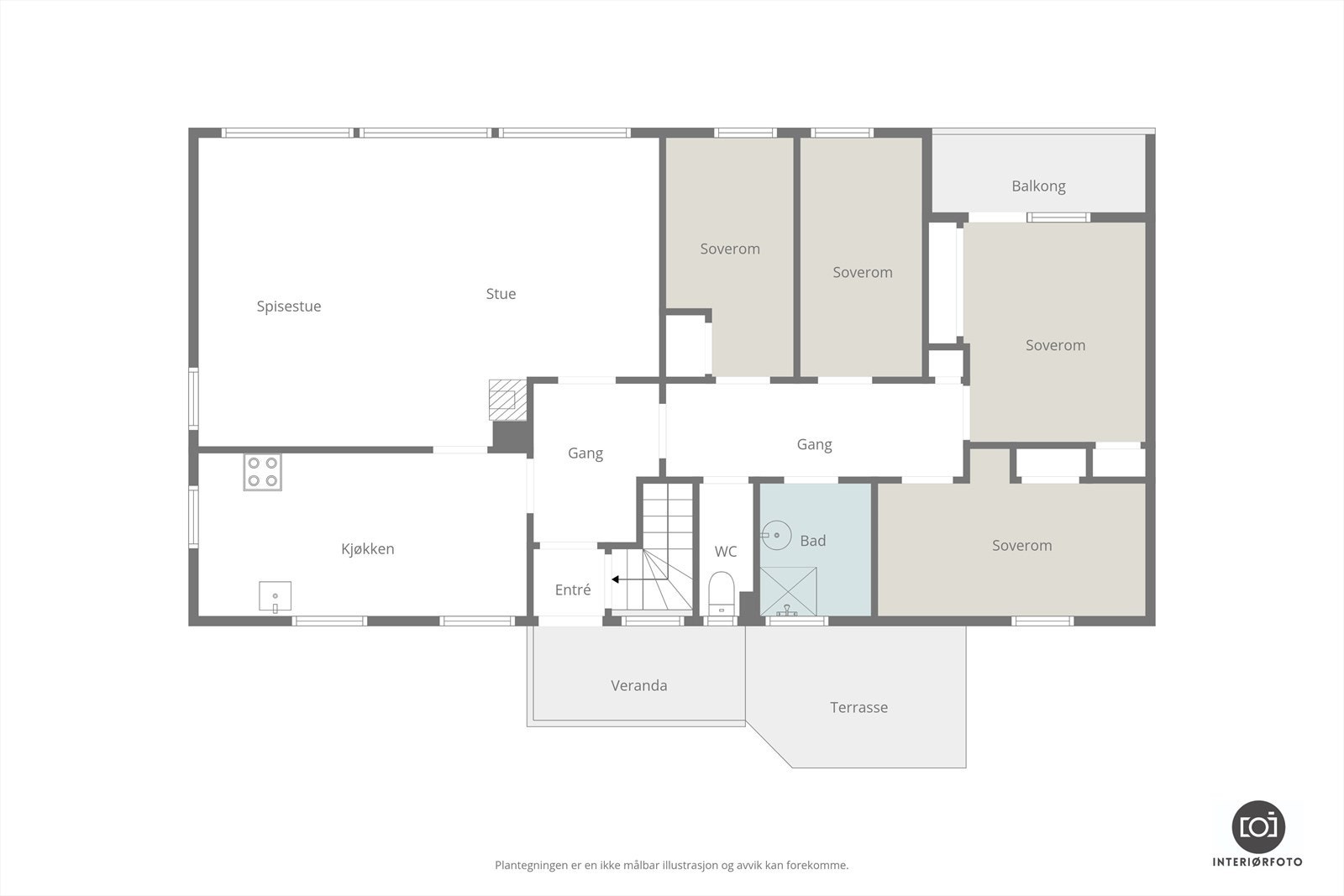 Plantegning Galleribilde