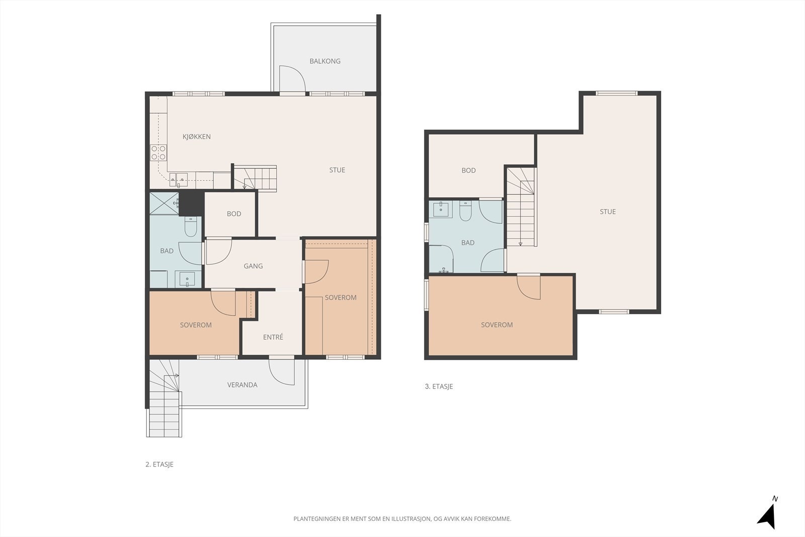 Plantegning Galleribilde