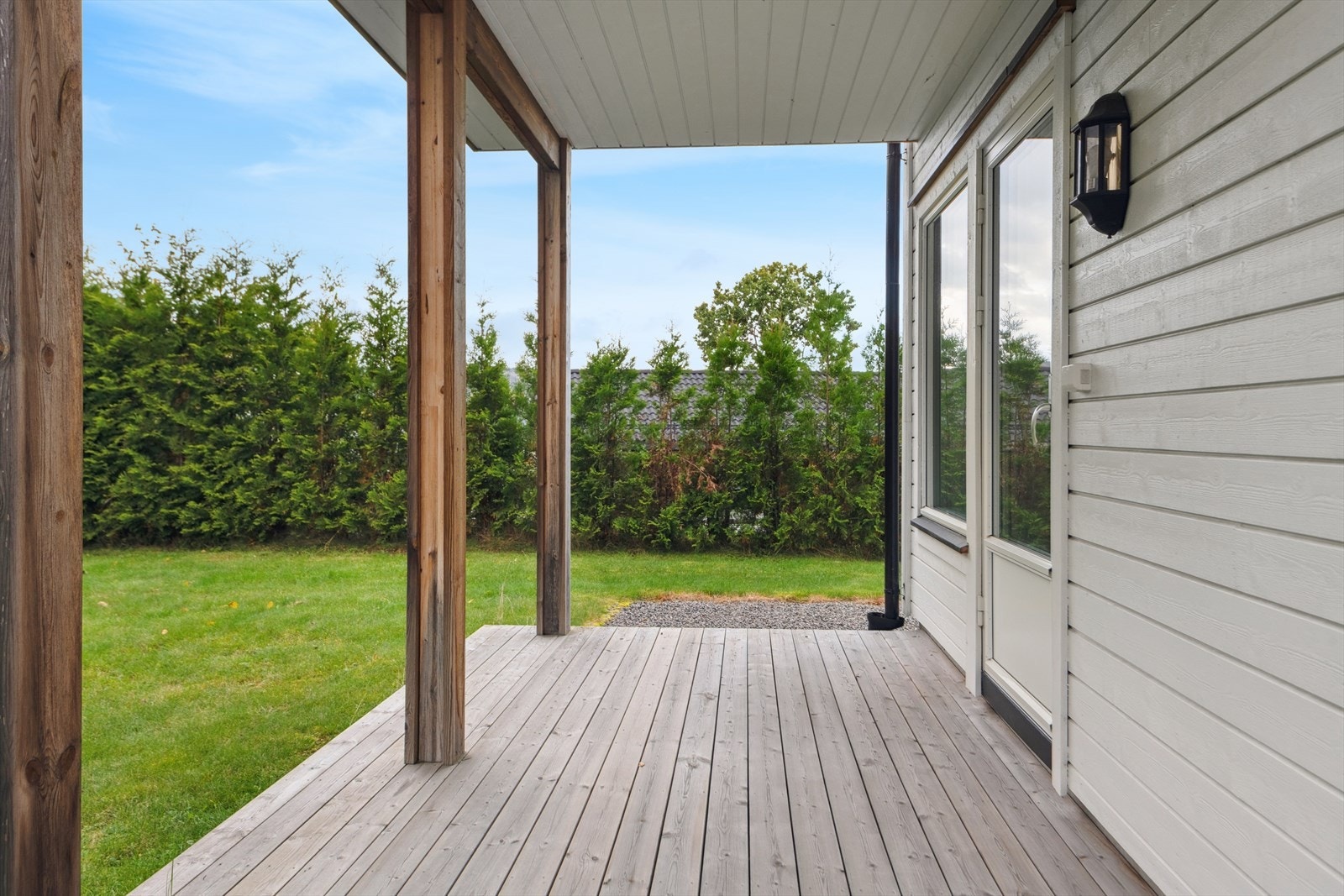 Terrasse mot vest. Galleribilde
