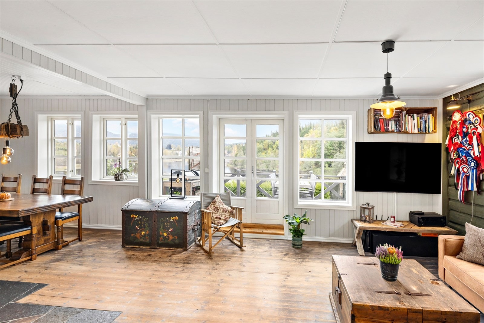 Dette sammen med den svært funksjonelle løsningen, sørger for en luftig atmosfære. Galleribilde