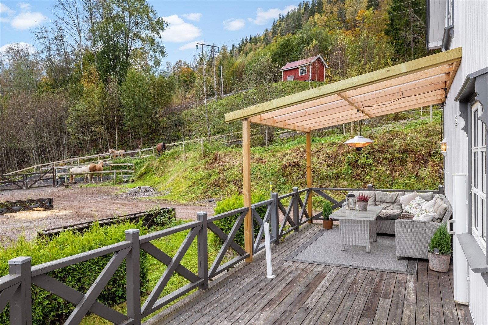 Det er godt med uteplasser slik at du kan møblere etter ditt eget behov. Galleribilde