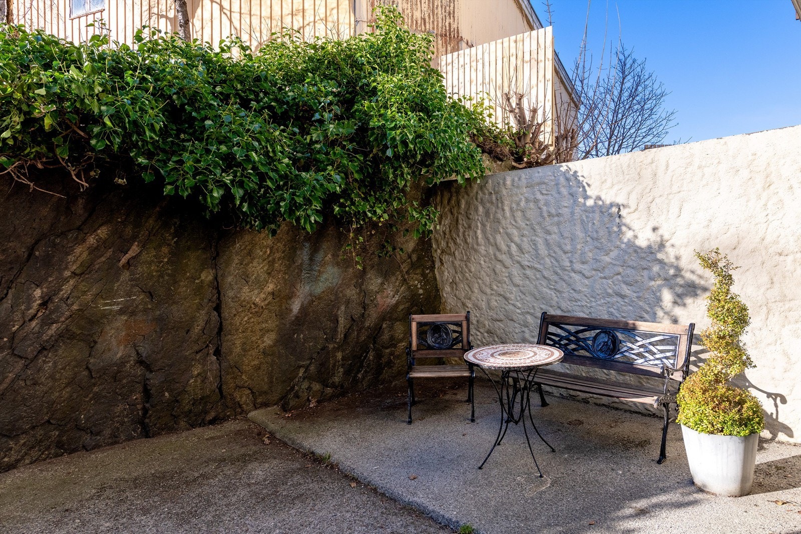 Felles uteplass i bakgård Galleribilde