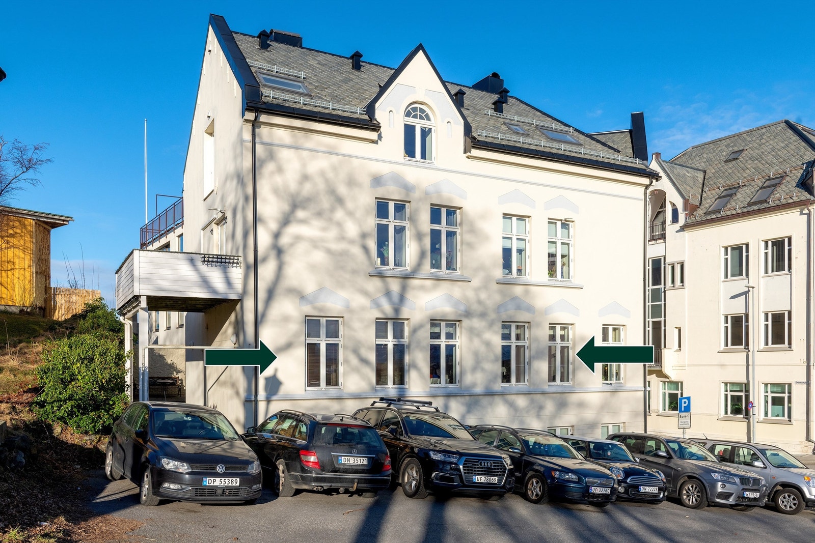 Fasade mot Grimmerhaugen Galleribilde